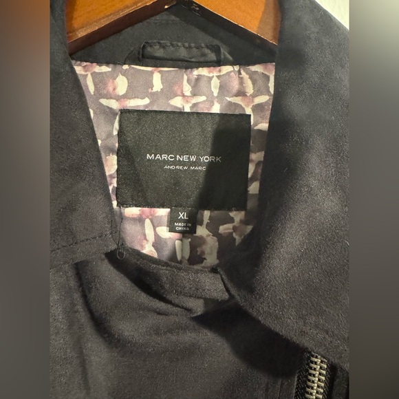 Marc New York Faux Suede Moto Jacket - Picture 4 of 7